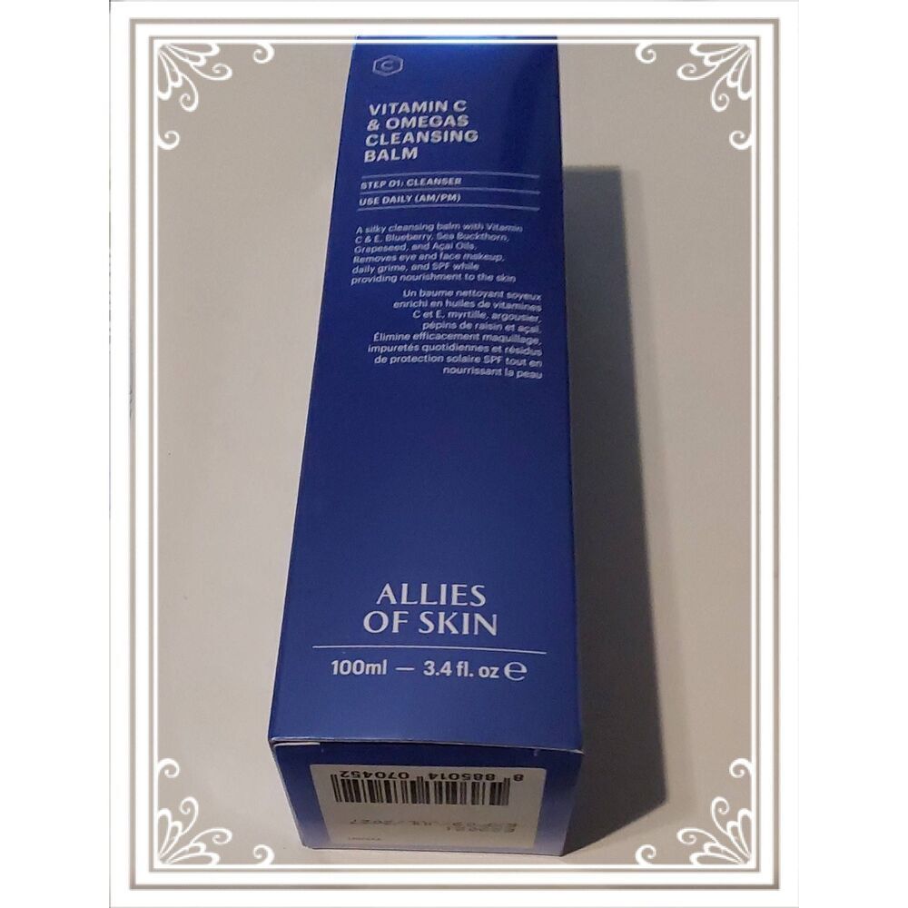 BNIB~Vitamin C & Omegas Cleansing Balm~Full Size 3.4 Fl. Oz.